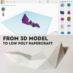 Small Crafts, Low Poly Art, Cardboard Paper, Art Template, Diy Creative Crafts, Paper Models, Paper Sculpture