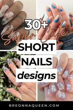 Nails Inspiration Ombre Short, Short To Medium Nail Ideas, Short Square Round Nail Designs, Gel Nail Art Designs 2023, 2024 Short Nail Designs, Star Nail Designs Short, Short Finger Nail Designs, Short Nail Designs Dark Colors, Shirt Nail Design Ideas