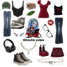 Gouliah Monster High Costume, Emo Outfits For Girls