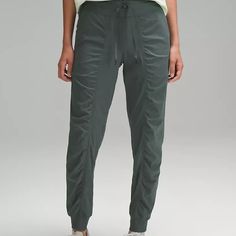 Nwt! Lululemon Dance Studio Mid-Rise Jogger Full Length Dark Forest Green Size 14 Dance Studio Joggers, Lululemon Dance Studio Jogger, Joggers Lululemon, Lululemon Joggers, Lululemon Pants, Cropped Joggers, Card Sleeve, Joggers Womens, Dance Studio