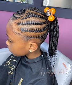 Braided Hairstyles For Black Hair Kids, Kids Cornrow Hairstyles Simple, Natural Hairstyles For Black Kids, Lil Girl Hairstyles Braids, Kids Cornrow Hairstyles Natural Hair, Cute Cornrows, Children Hairstyles