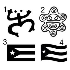 the symbols for different countries are shown in black and white, including an american flag