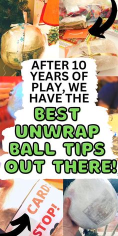 the words after 10 years of play we have the best unwrap ball tips out there