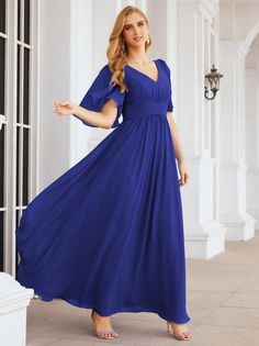 Numbersea Bridesmaid Dresses for Women Wedding Long Party Prom Dress 28068-numbersea Violin Concert, Dresses For Women Wedding, Engagement Beach, Gown Drawing, Flowy Gown, Semi Formal Wedding, Hot Colors, Gowns Prom, Wedding Family