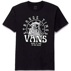 What A Time To Be Alive Vans Black Tops With Graphic Print, Black Vans Tops With Graphic Print, Vans Black Top With Graphic Print, Vans Black Graphic Tee, Vans Clothes, Vans Shirts, Vans Shirt, Vans T Shirt, Vans Black And White