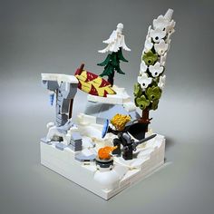 there is a lego set that looks like it has been made to look like an island