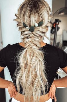 Bohemian Wedding Hairstyles, Boho Bridesmaid Hair, Fishtail Braid, Elegant Updo, Long Blonde, Trending Hairstyles, Boho Hairstyles