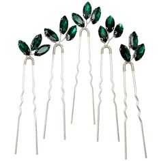 PRICES MAY VARY. 【Package Content】- One set come with 5 pieces of crystal hair pins, excellent workmanship, add sparkle to your hairstyle and highlight your unique feminine elegance. 【Material】- These green bridal hair pins are made of high quality alloy and sparkling rhinestone with stylish design, lightweight and delicate 【Handmade Design】- These crystal wedding hair accessories are hand wired by silver color alloy wire with no-fade emerald green rhinestone onto U- shaped pins, easy to wear, g Spring Wedding Accessories, Rhinestone Wedding Hair Accessories, Crystal Wedding Hair Accessories, Emerald Hair, Bridesmaid Headpiece, Beaded Hair Pins, Hair Accessories Pins, Rhinestone Headpiece, U Shaped Hair