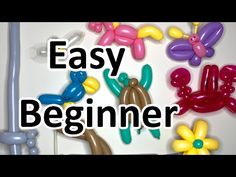 an easy beginner balloon art project for kids