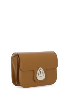 100% Cow leather Luxury Flap Bag With Gold-tone Hardware, Designer Pouch Flap Bag With Gold-tone Hardware, Cognac Rectangular Bag With Turn-lock Closure, Luxury Brown Pouch Flap Bag, Luxury Brown Flap Bag With Removable Pouch, Elegant Gold Satchel With Turn-lock Closure, Luxury Shoulder Bag Clutch, Luxury Office Clutch Shoulder Bag, Luxury Cognac Satchel With Turn-lock Closure