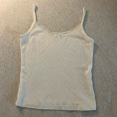 Never Worn One Size Perfect Condition Beige Tops For Relaxation And Spring, Beige Cami Top For Loungewear, White Camisole Top For Loungewear, Spring Cami Top For Relaxation, Relaxation Cotton Camisole Tops, Cream Camisole Sleepwear For Spring, Spring Cotton Camisole For Relaxation, Cotton Camisole Tops For Relaxation, Cream Cami Top For Daywear