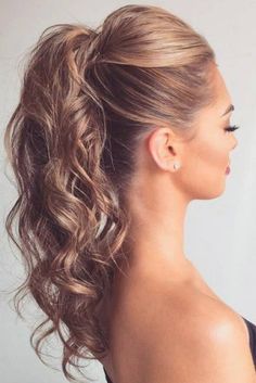 Date Night Hair, Elegant Ponytail, High Ponytail Hairstyles, Prom Hair Updo, Night Hairstyles, Evening Hairstyles, Penteado Cabelo Curto, Hair St, Latest Hairstyles