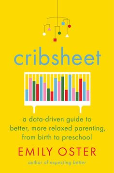 the cover of the book cribsheet, which is written in blue and yellow