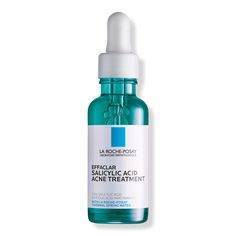 Effaclar Face Serum with Salicylic Acid - EFFACLAR SERUM 1.0OZBenefitsClears acne blemishes and helps prevent new breakoutsVisibly reduces pores, fine lines, and post-acne marks77% agree pores appear less visible in 2 weeksAllergy TestedDermatologist TestedNon-comedogenicSuitable for all skin typesKey IngredientsTriple Acid Complex: a blend of 1.5% salicylic acid, glycolic acid, and micro-exfoliating lipo-hydroxy acid for optimal efficacyNiacinamide & La Roche-Posay Thermal Water to help soothe How To Clear Pimples, Forehead Acne, Roche Posay Effaclar, La Roche Posay Effaclar, Post Acne Marks, Prevent Pimples, Salicylic Acid Acne, Acne Blemishes, Clear Acne