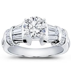 Look what I found at Adiamor! White Baguette Cut Channel Set Wedding Ring, Wedding Set Rings, Ring Upgrade, Engagement Rings Channel Set, Channel Set Rings, Set Rings, Princess Cut Engagement, Daughter Jewelry, Ring Settings