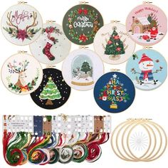 julebroderier - Google Shopping Embroidery Beginners, Embroidery Beginner, Welcome Banners, Beginner Embroidery, Beginners Embroidery, Embroidery Diy, Embroidery Threads, Christmas Style