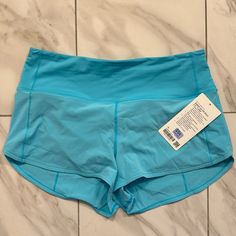 Neon Blue Color Size 10 Nwt Red Lululemon Shorts, Neon Blue Color, Nike Winter Jackets, Track Star, Lululemon Running Shorts, Speed Up Shorts, Lululemon Speed Up Shorts, Lululemon Outfits, Lululemon Hotty Hot Shorts