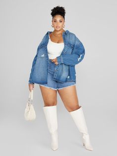 Elevated Streetwear, Sale Clothing, Fashion To Figure, High Waist Skirt, Figure Size, Denim Button Down, Faux Leather Pants, Shirt Fashion, Plus Size Shirts