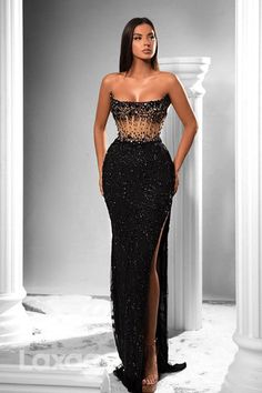 modal Bday Dresses, Matric Dress, Split Prom Dresses, Matric Dance, Classy Prom, Gala Dress, Sky Nails, Gorgeous Prom Dresses, Classy Prom Dresses