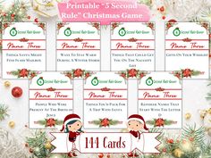 printable christmas game for kids with elfs and snowflakes on the background