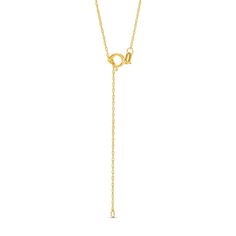 Simple and petite, this engravable oval necklace in yellow gold is a charming look you can wear with everything. Crafted in 14K gold This choice features a dainty oval-shaped disc gleaming at the center of a rope chain. Great for layering with other necklaces, chains and pendants This 18.0-inch necklace adjusts to 16.0 inches and secures with a spring-ring clasp. Classic Charm Necklace With Cable Chain For Anniversary, Elegant Gold Name Necklace With Cable Chain, Elegant Yellow Gold Oval Link Charm Necklaces, Classic Oval Necklaces With Delicate Chain, Classic Necklaces With Delicate Oval Chain, Classic Oval Necklace With Delicate Chain, Elegant Yellow Gold Oval Link Charm Necklace, Classic Name Necklace With Delicate Chain For Anniversary, Classic 14k Gold Initial Necklace With Cable Chain