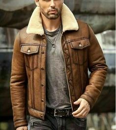 Fixed Lining Faux Fur. Cotton Coat Men, Jaket Motor, Fur Coat Men, Cotton Jacket Men, Mens Fur Coat, Fur Jacket Women, Mens Leather Coats, Moda Denim, Men's Leather Jacket