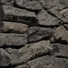 a pile of rocks sitting next to each other