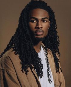 Best Dreadlocks Hairstyles Men, Loc Photoshoot, Black Men With Locs, African Men Hairstyles, Black Men Braids Hairstyles, Braids Man, Beard Transplant