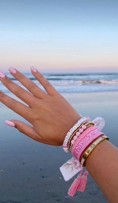 Summer Jewlery, Bracelets Preppy, Gold Bracelets Stacked, Make Bracelets, Knit Bracelet