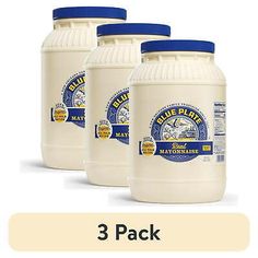 ad eBay - (3 pack) Blue Plate Real Mayonnaise, 128 fl oz Plastic Jar - Buy Now, click the link (eBay)