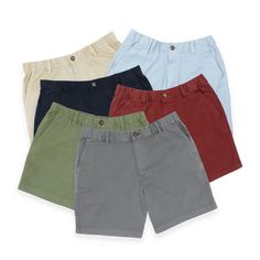 Men's 7" Inseam Shorts | Elastic-Waist Stretch Shorts | Bearbottom – Bearbottom Clothing Classic Stretch Bottoms With Built-in Shorts, Fitted Cotton Shorts With Pockets, Fitted Cotton Pants With 5-inch Inseam, Cotton Pants With Ribbed Waistband, Solid Cotton Pants With Ribbed Waistband, Cotton Shorts With Ribbed Waistband For Everyday, Comfortable Solid Cotton Shorts, Casual Cotton Bottoms For Summer, Basic Relaxed Fit Shorts For Everyday