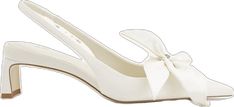 Elegant Cream Pointed Toe Sandals, Elegant Cream Sandals With Pointed Toe, Elegant White Slingback Pumps For Formal Occasions, Elegant White Open Toe Slingback Pumps, Cream Elegant Slingback Sandals, Beige Slingback Pumps For Wedding, Elegant Cream Pointed-toe Slingback Sandals, Elegant Beige Slingback Pumps For Wedding, Elegant White Slingback Sandals