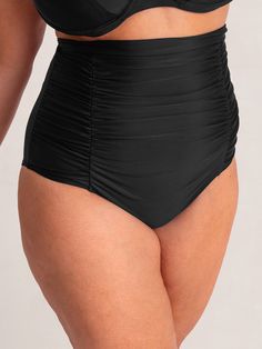 Get ready to feel flawless and confident with these flattering high-waisted bikini bottoms. Designed with shaping technology for maximum coverage and support, this trendy piece will quickly become your go-to for this summer season.   Super comfy high-waisted shaping panel Smart ruching to vanish bulges Full coverage and support Mix and match with any top UPF 50 Fabric (Ultraviolet Protection Factor) to protect your skin Supportive Bras, Full Coverage Swimwear, Swim Skirt, Support Bras, Swim Suit Bottoms, Black Swimsuit, Swimsuit Tops, Shapewear, Womens Swim