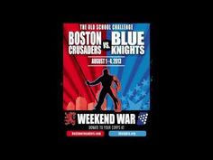 a poster for the boston blue jackets and knights weekend event on july 4, 2012