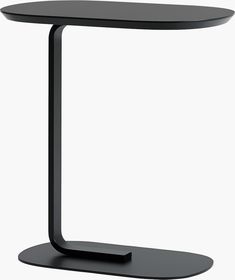 a black table with a wooden top and metal base on an isolated white background,