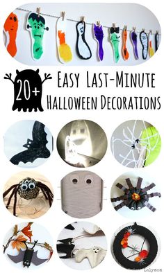 20 easy last minute halloween decorations