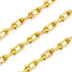 Introducing our HardWare U Shaped Designer Chain, a sleek and contemporary option for your jewelry designs. This chain features a unique U-shaped design that adds a modern touch to any piece. Elevate your permanent jewelry offerings with our Waterproof Gold Collection, meticulously crafted to meet the demands of permanent jewelry artisans. Featuring a stunning gold finish, each piece is designed to resist water and wear, ensuring it maintains its luster through continuous daily use. Hypoallergen Permanent Jewelry, Sell Gold, Gold Collection, Pitcairn Islands, Seychelles, Mozambique, Papua New Guinea, Jewelry Designs, Caribbean Netherlands