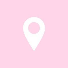 an image of a pink background with a map pin in the center and white dots on it