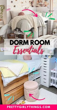 dorm room essentials for small spaces