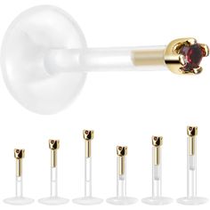 Solid 14k Gold, 1.5mm Cubic Zirconia, Flexible Bioplast Shaft, Prong-Setting, Handmade in the USA Comfort and quality are yours with this Solid 14k gold push fit monroe with bioplast stem. Customize your size by selecting the correct fit from the drop down above. 14K Gold 1.5mm cubic zirconia labret monroe piercing with a push in style. Gold Vertical Labret Piercing, Lip Piercing Monore Diamond, Cute Vertical Labret Jewelry, Gold Vertical Labret Jewelry, Vertical Labret Jewelry Flower, Lip Piercing Jewelry, Snakebites, Lip Jewelry, Monroe Piercings