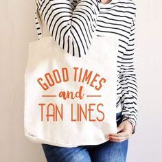 Beach Tote - Summer Travel Bag - Canvas Beach Tote Bag - Craft Monster, Diy Beach Bag, Good Times And Tan Lines, Htv Ideas, Oversized Purse, Best Beach Bag, Canvas Beach Tote, Tee Designs, Bandeau Tops