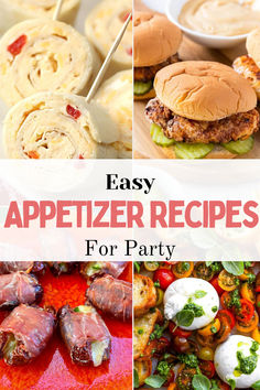 easy appetizer recipes for party