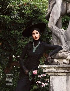 Futuristic Goth, Nima Benati, Norwegian Fashion, Hijabi Women, Dress Poses, Vogue Arabia, Bucket Hat Fashion, Jewellery Shoot, Yasmin Le Bon