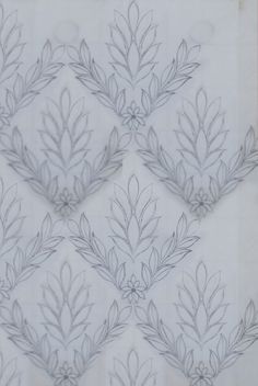 a drawing of leaves on a piece of paper