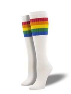 Unisex Knee High Socks | Athletic Collection | Socksmith Design Striped Knee High Socks, High Roller, Color Ways, Knee High Socks, High Socks, Over 40, Knee High, Socks, Color