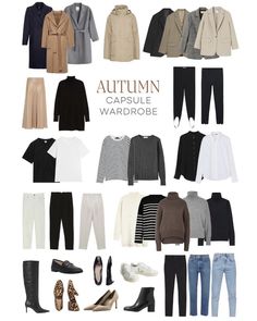 Autumn Capsule Wardrobe, Classic Capsule Wardrobe, Curated Closet, Instagram Creator, Winter Capsule Wardrobe