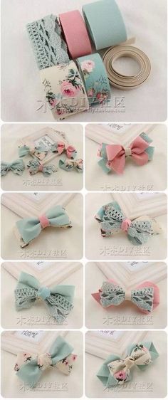 the instructions for how to make an adorable bow