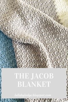 the jacob blanket is made from yarn