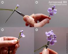 step by step instructions on how to make an artificial flower