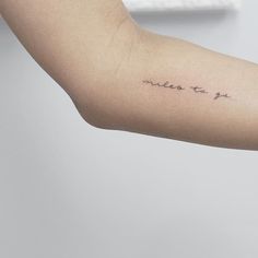 a woman's arm with a tattoo that reads, when you cant fly